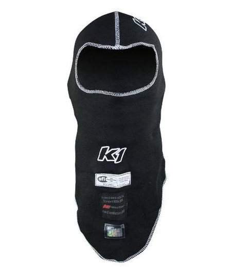 K1 RACEGEAR Balaclava Head Sock Flex Black 