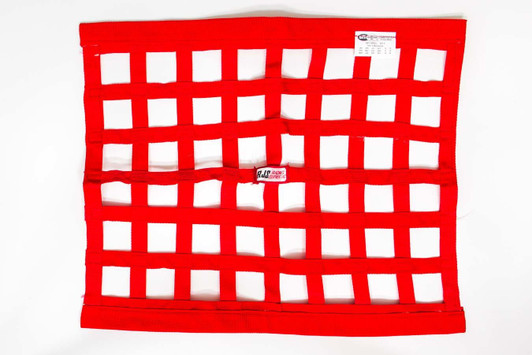 RJS SAFETY Red Ribbon Window Net 18x24 