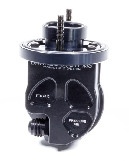Barnes Oil Filter Adapter SBC 90 Deg w/#10 Inlet 