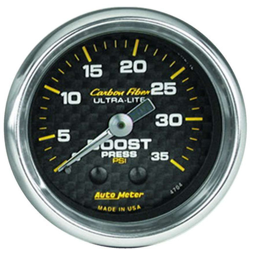 AUTOMETER 2-1/16in C/F Boost Gauge 35psi 