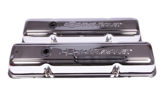 PROFORM SBC Chrome Bowtie V/C's - Short w/Baffle 