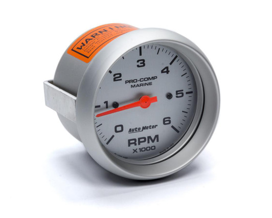AUTOMETER 3-3/8 U/L Tachometer 6000 RPM 