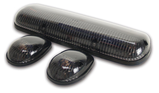 PACER PERFORMANCE Cab Roof Lights Smoke 02-06 GM P/U LED 