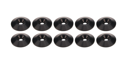 ALLSTAR PERFORMANCE Countersunk Washer Black #10 10pk 