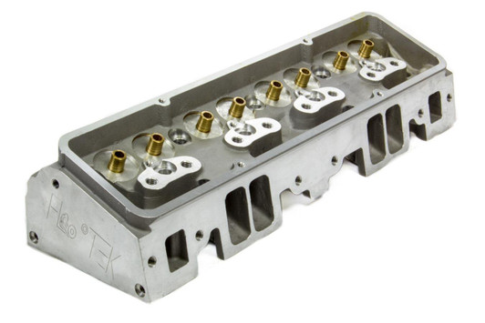 FLOTEK SBC 180cc Alum Cyl Head 64cc 2.02/1.60 A/P Bare 