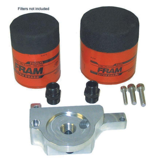 MILODON Filter Mount - LS Oil Pan 