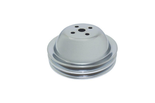 SPECIALTY PRODUCTS COMPANY BBC SWP 2 Groove Water Pump Pulley Chrome 