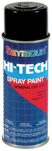 SEYMOUR PAINT Hi-Tech Enamels Gloss Black Paint 