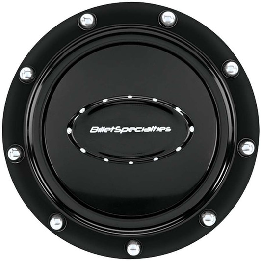 BILLET SPECIALTIES Horn Button Riveted Black Anodized 