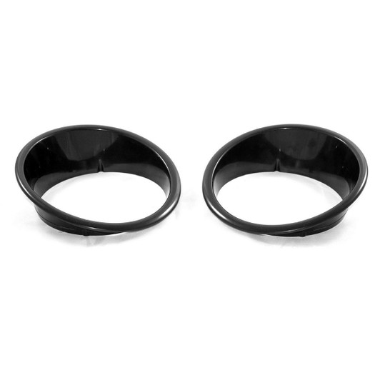 RUGGED RIDGE Headlight Bezels  Black 07-18 Jeep Wrangler JK 