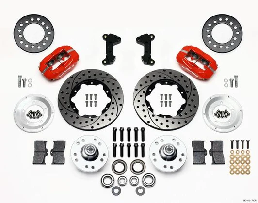 WILWOOD Front Brake Kit Mustang II 74-78 11in Drilled 
