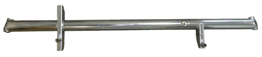 TRIPLE X RACE COMPONENTS Front Axle 50in x 2-1/4 Plated Sprint Car 