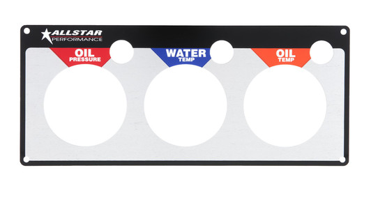 ALLSTAR PERFORMANCE Repl 3 Gauge Panel OP/WT/OT 