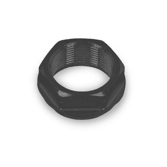 DIVERSIFIED MACHINE Rear Alum Axle Nut LH Black 