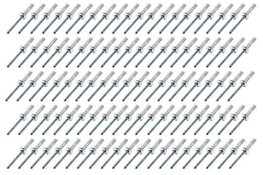FIVESTAR Small Head Rivet Silver 100pc 3/16in 