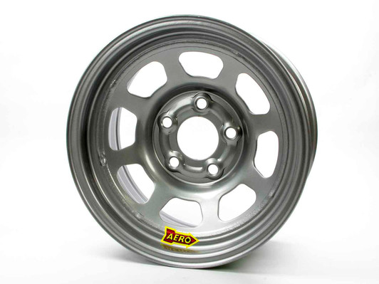 AERO RACE WHEELS 15x10 4in. 5.00 Silver 