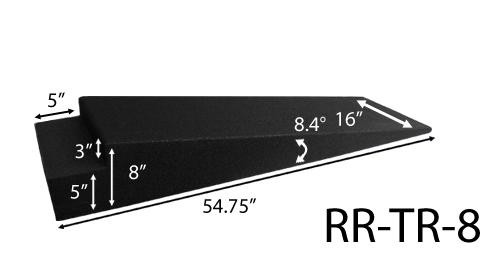 RACE RAMPS 8in Trailer Ramps Pair 