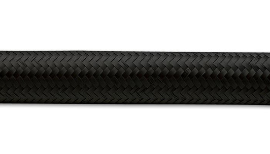 VIBRANT PERFORMANCE 10ft Roll -4 Black Nylon Braided Flex Hose 