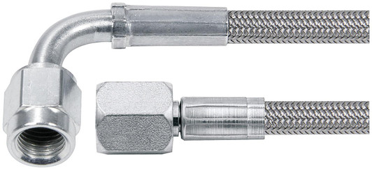 ALLSTAR PERFORMANCE 28in #4 Line -4 Str/-4 90 Deg Tube Style 