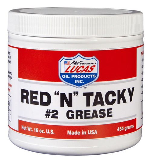 Lucas Oil Red N Tacky Grease 1lb Tub 