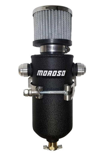 MOROSO Remote Breather Tank - w/2 - 12an Fitting 