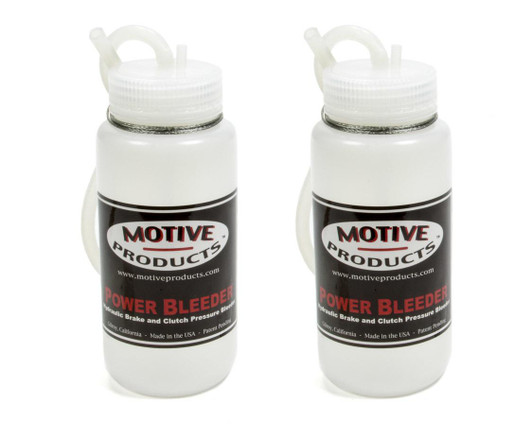 MOTIVE PRODUCTS Brake Fluid Catch Bottle Kit 2 Bottles 