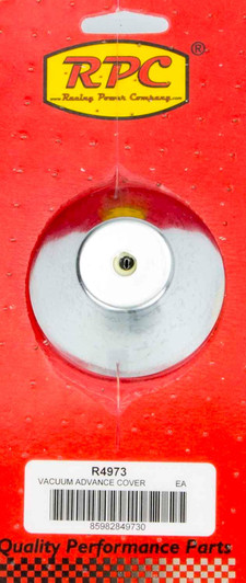 RACING POWER CO-PACKAGED Chrome Vacuum Advance Cover 