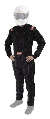 RACEQUIP Suit Chevron Black Medium SFI-1 