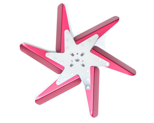 PERMA-COOL Flex Fan 17in Red Standard Rotation 