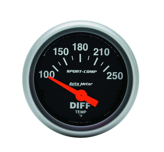 AUTOMETER 2-1/16in S/C Differental Temp Gauge 