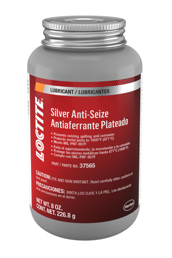 Loctite Silver Anti Seize Stick Brush Top Can 8oz 