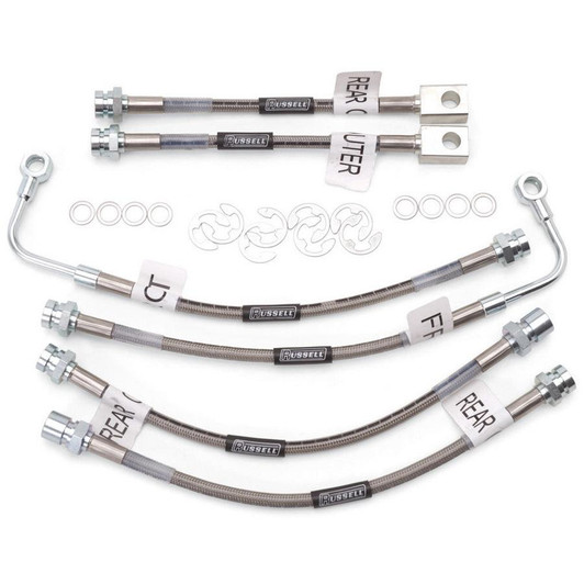 RUSSELL Brake Hose Kit 98-02 Camaro w/ Trac Control 