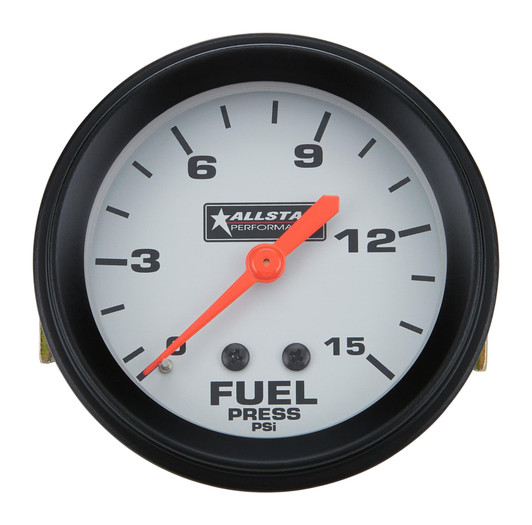 ALLSTAR PERFORMANCE Fuel Pressure Gauge 0-15PSI 2-5/8in 