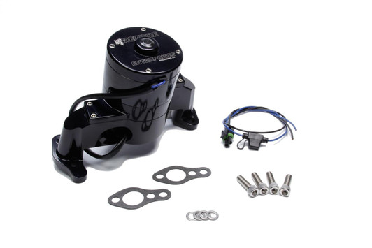 MEZIERE SBC Billet HD Electric Water Pump - Black 