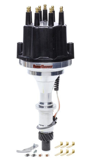 PERTRONIX IGNITION Billet Distributor Pont. V8 - Black Male Cap 
