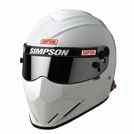 SIMPSON SAFETY Helmet Diamondback 7-3/4 White SA2020 