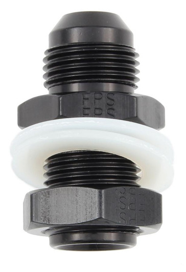 FRAGOLA #10 Fuel Cell Bulkhead Fitting Black 