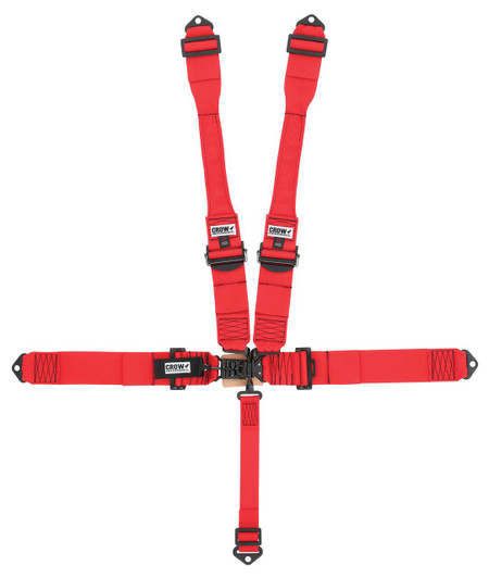 CROW SAFETY GEAR 5-Way L&L   52in Lap Bel t  harness W/Alum adjust 