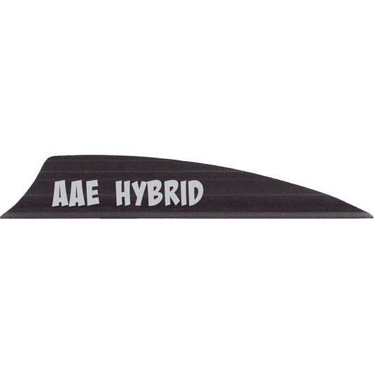 Aae Hybrid 1.85 Vanes Black 1.85 In Shield Cut 100 Pk
