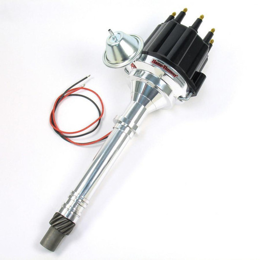 PERTRONIX IGNITION SBC Ignitor III Dist. w/Vac Adv. & Blk Cap 