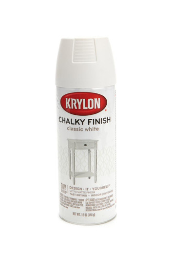 DUPLI-COLOR/KRYLON Classic White Chalky Finish Paint 