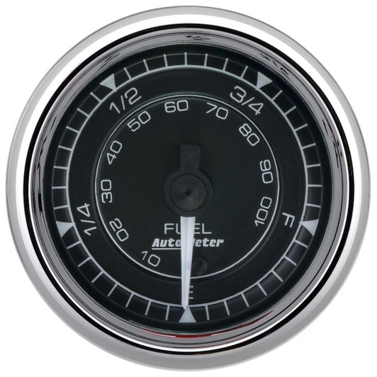 AUTOMETER 2/16 Chrono Chrome Gauge Fuel Level Programmable 
