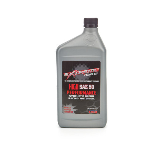 EXTREME RACING OIL SAE 50 Synthetic Blend 1 Quart 