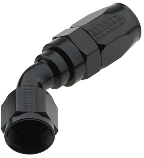 FRAGOLA Hose Fitting #12 45 Deg Pro-Flow Black 