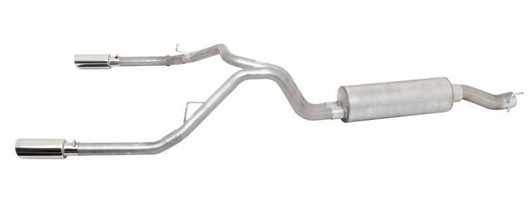 GIBSON EXHAUST Cat-Back Dual Split Exha ust System  Stainless 