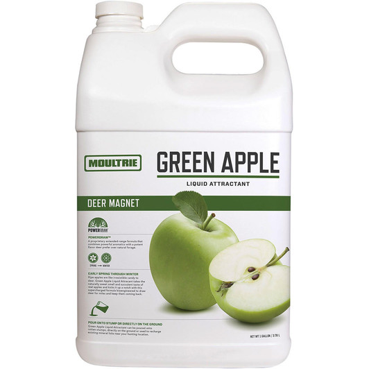 Moultrie Deer Magnet Attractant Liquid Green Apple 1 Gal