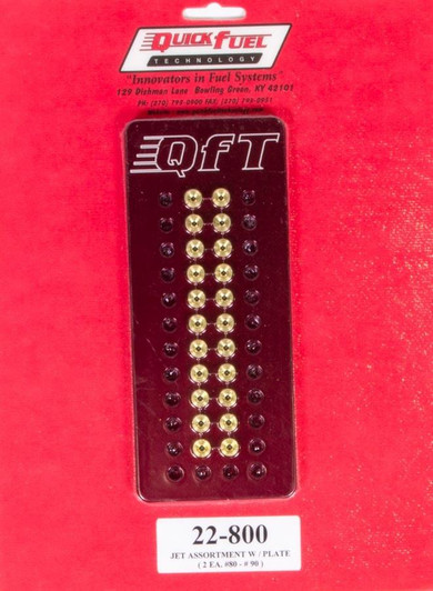 QUICK FUEL TECHNOLOGY Jet Assortment Kit - #80 to #90 