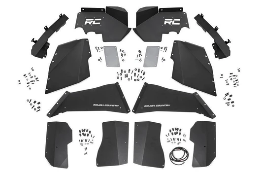 ROUGH COUNTRY Inner Fenders 07-18 Jeep Wrangler JK Front & Rear 
