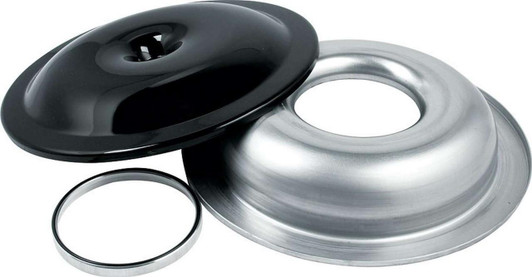ALLSTAR PERFORMANCE Air Cleaner Kit 14in Black w/.500 Spacer 