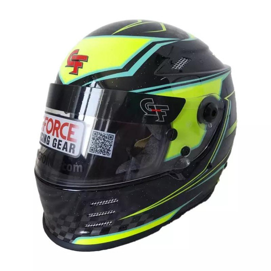 G-FORCE HELMET REVO GRAPHICS LRG YELLOW SA2020 
